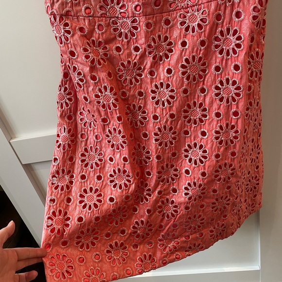 Maeve coral/silver summer dress - Picture 3 of 8